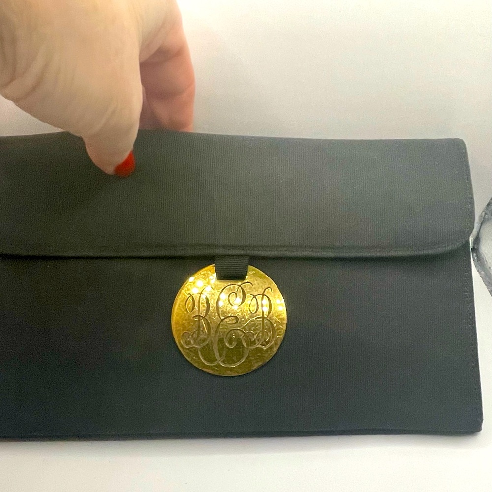 Vintage Clutch with Monogram